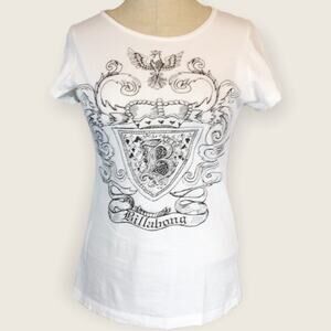 Billabong black and white T-shirt size large